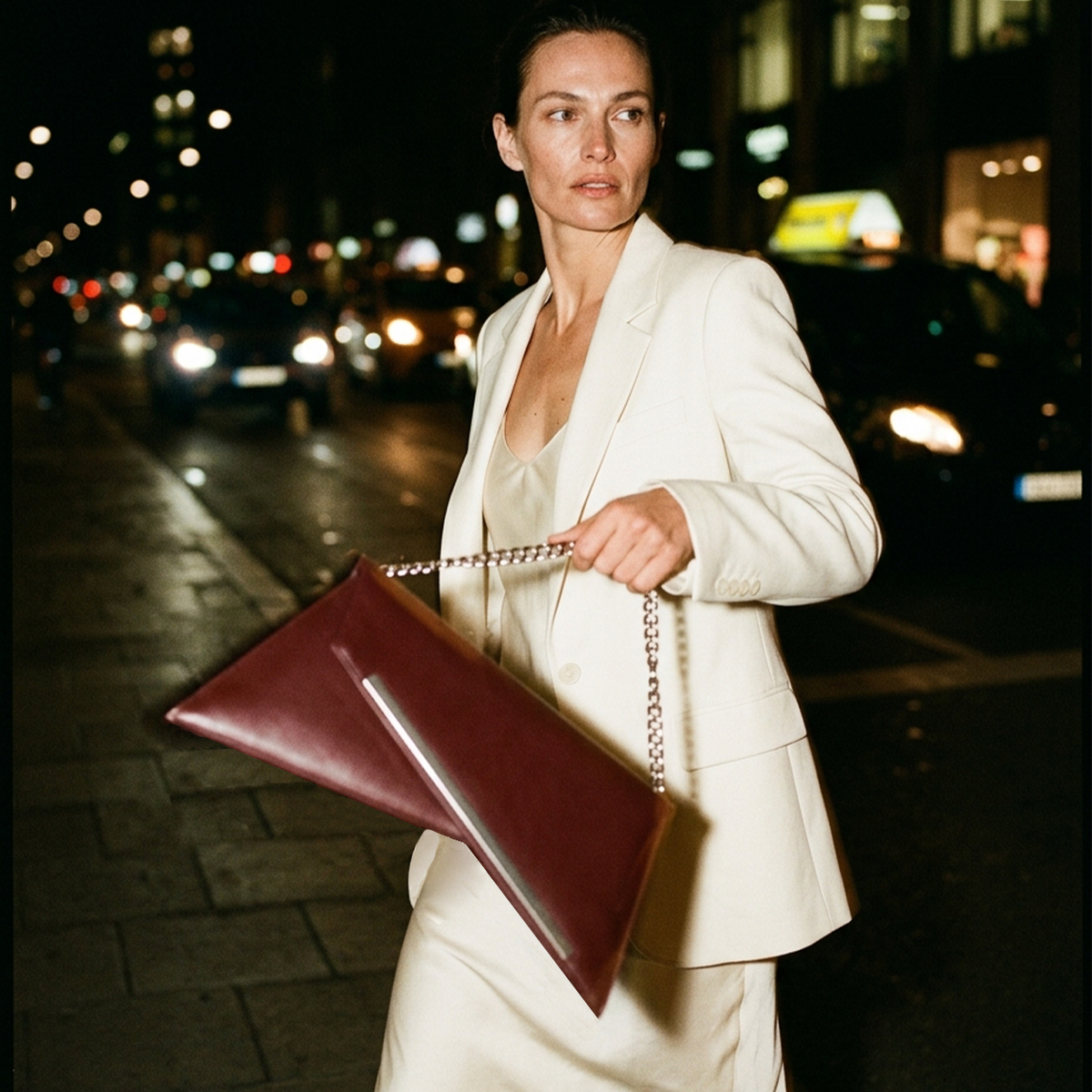 01 Triangulum Type M | Luxury Handcrafted Designer Clutch and Shoulder Bag | KYU
