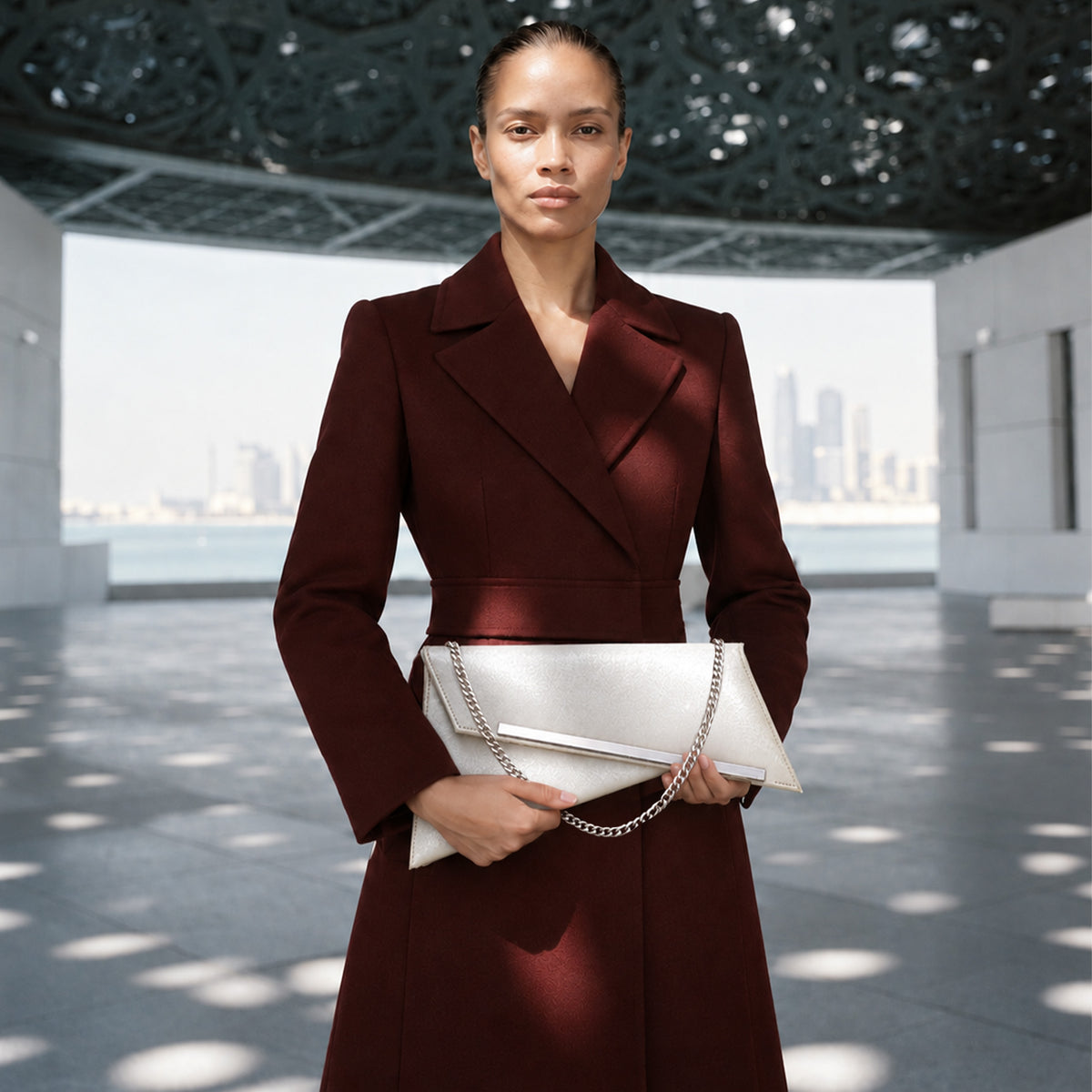 04 Triangulum Type O | Luxury Handcrafted Designer Clutch and Shoulder Bag | KYU